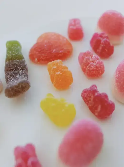Assorted gummies