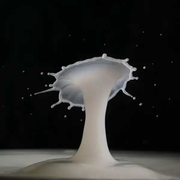 Milk crown splash